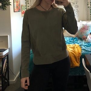 Green athleta sweater
